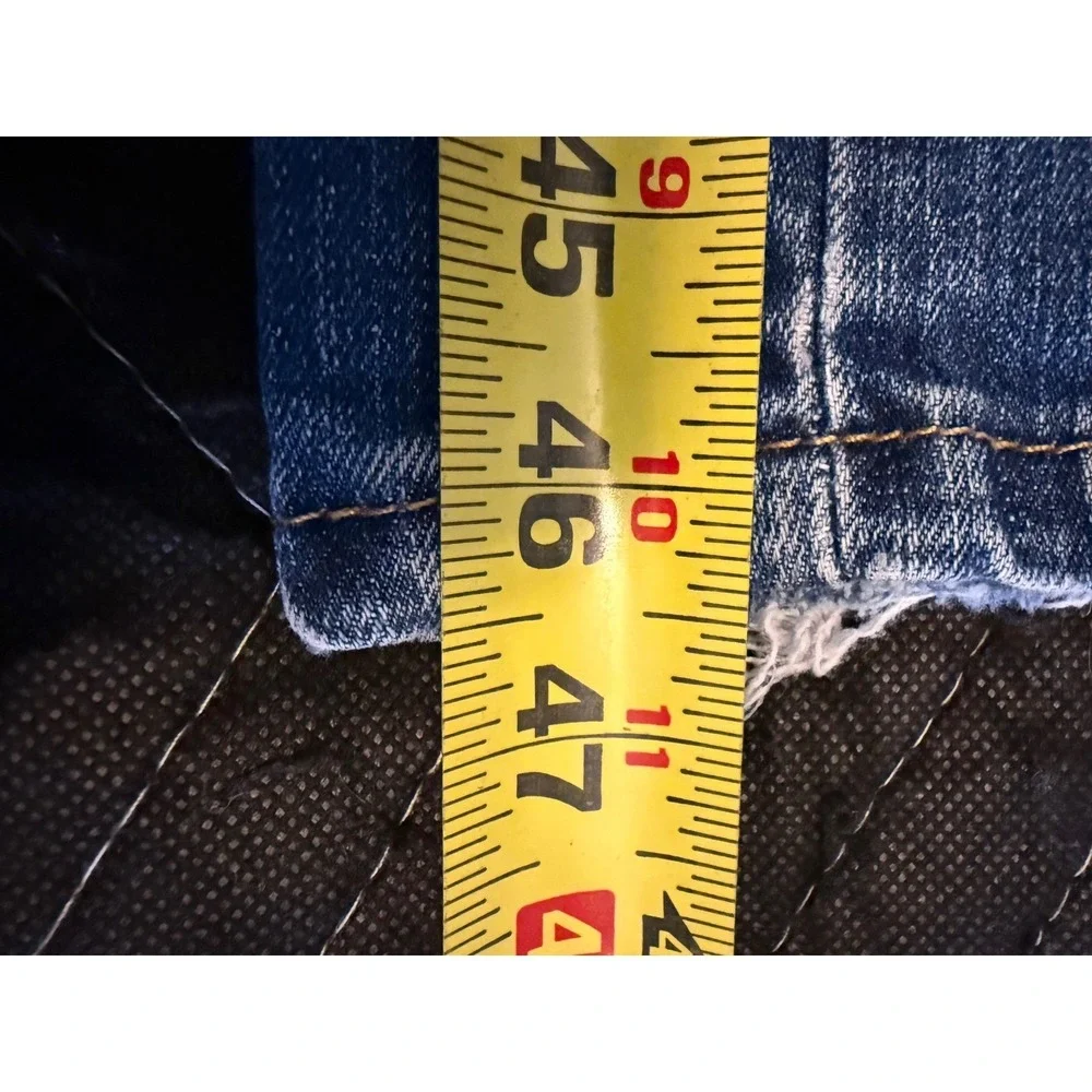 Levis 527 Slim Bootcut Jeans Mens 36x36 Blue Red Tab Stretch Denim